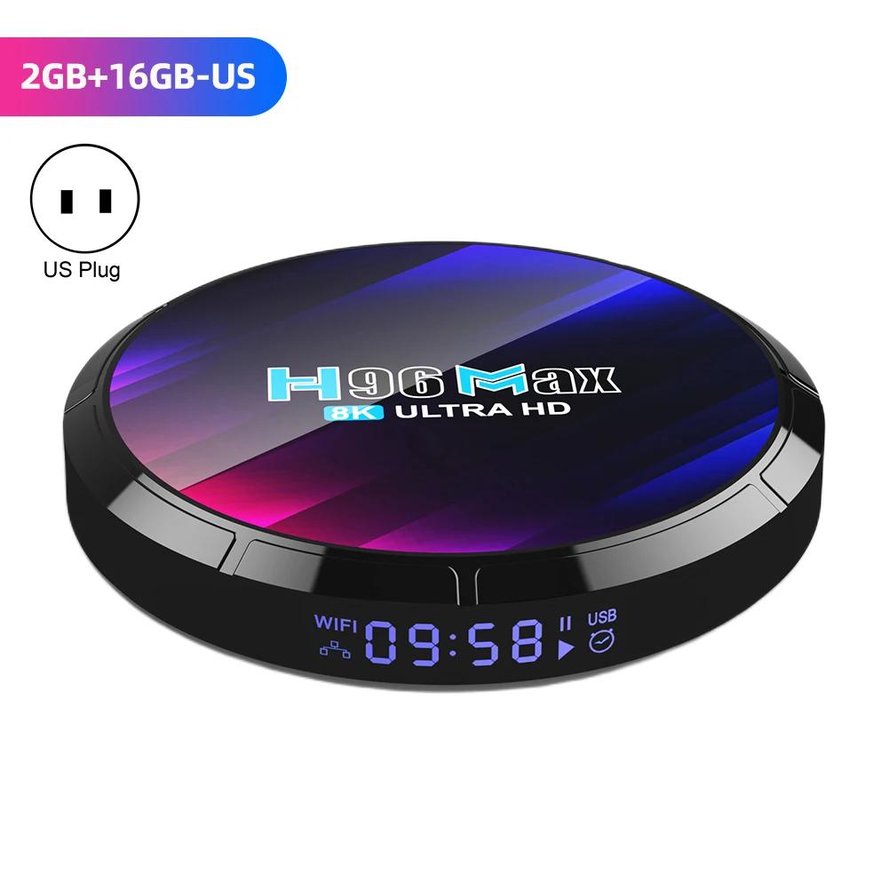 Ʈ TV Ʈ ̵ ÷̾, Bluetooth-Compatible5.0 ̵ ÷̾,  8K  ڵ, ȵ̵ 13, H96 MAX RK3528